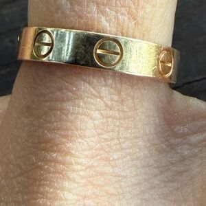 Cartier Love Ring Yellow Gold Small Model